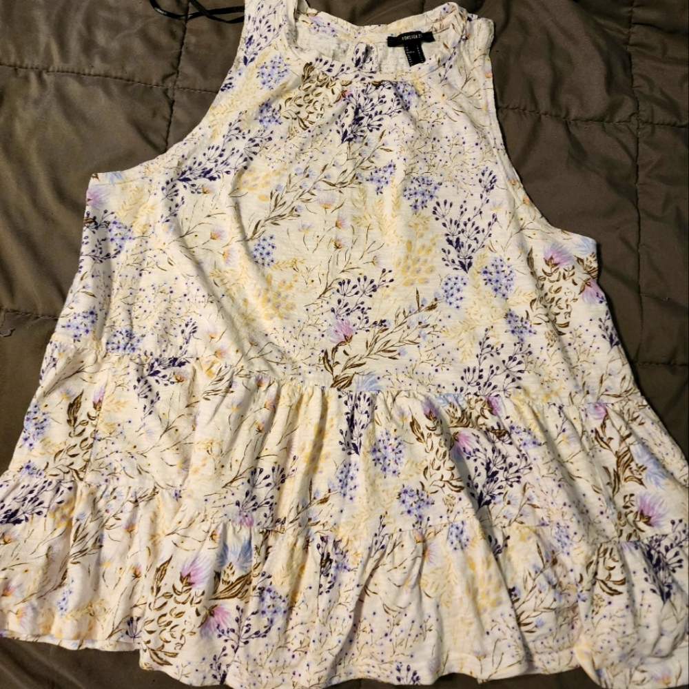 Summer floral top